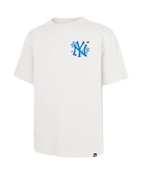 '47 Brand Men's Cream New York Yankees Flora Foundation T-Shirt