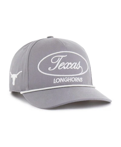 '47 Brand Men's Gray Texas Longhorns Contemporary Basics Foundational Rope Hitch Adjustable Hat
