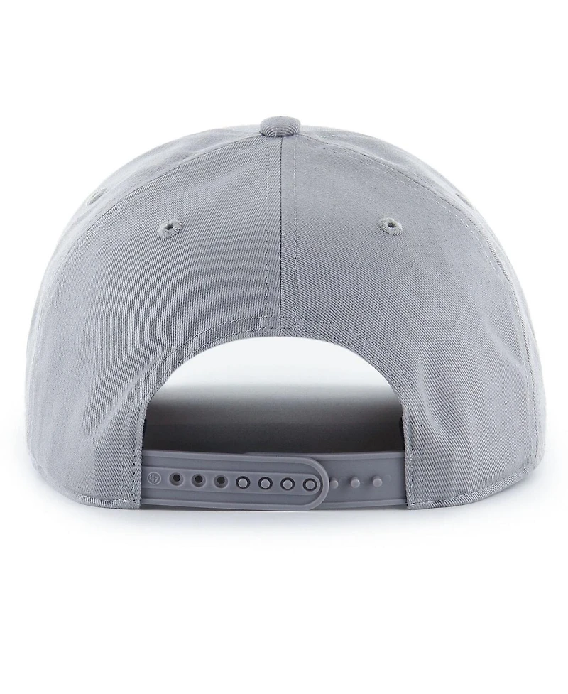 '47 Brand Men's Gray Michigan Wolverines Contemporary Basics Foundational Rope Hitch Adjustable Hat