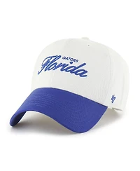 '47 Brand Men's White Florida Gators Contemporary Basics Foundation Clean Up Adjustable Hat