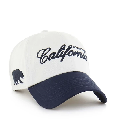 '47 Brand Men's White Cal Bears Contemporary Basics Foundation Clean Up Adjustable Hat