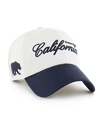 '47 Brand Men's White Cal Bears Contemporary Basics Foundation Clean Up Adjustable Hat