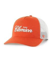'47 Brand Men's and Women's Orange Clemson Tigers Contemporary Basics Foundation Trucker Hitch Adjustable Hat