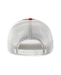 '47 Brand Men's and Women's Scarlet Nebraska Huskers Contemporary Basics Foundation Trucker Hitch Adjustable Hat