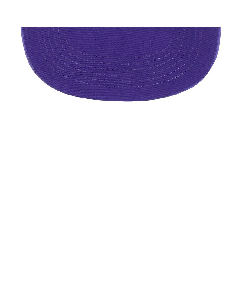 '47 Brand Men's White/Purple Los Angeles Lakers Tribute Two-Tone Hitch Adjustable Hat