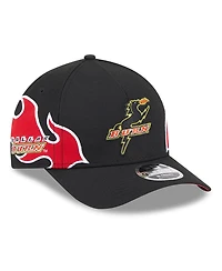 New Era Men's Black Fc Dallas 2025 Jersey Hook 9FORTY M-Crown Adjustable Hat