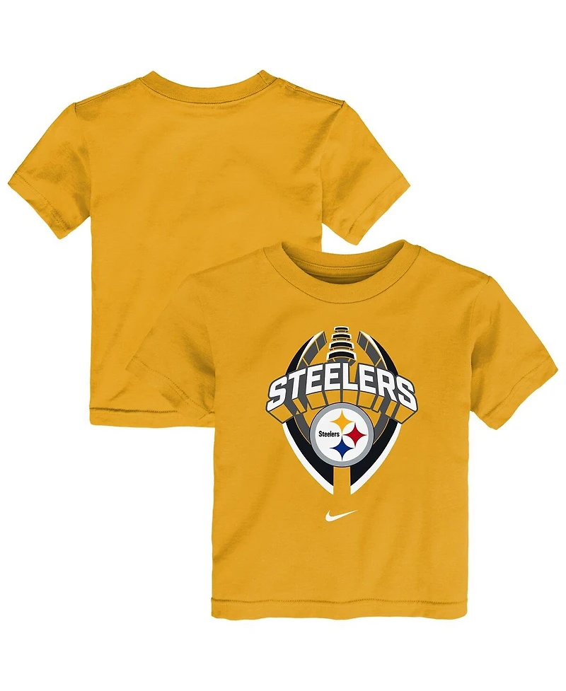 Nike Toddler Gold Pittsburgh Steelers Icon Legend T-Shirt