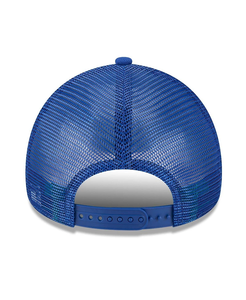 New Era Men's Royal Toronto Blue Jays 2025 Big League Chew A-Frame 9FORTY Adjustable Trucker Hat