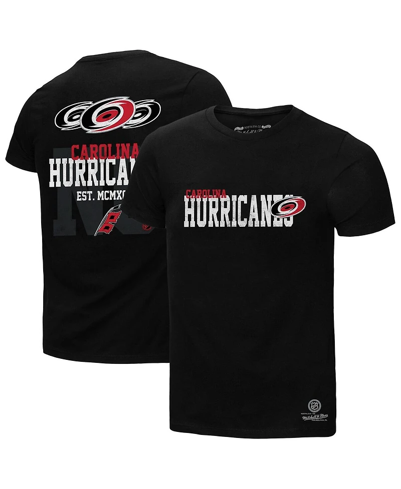 Mitchell & Ness Men's Black Carolina Hurricanes Home T-Shirt