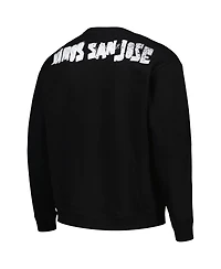The Wild Collective Men's Black San Jose Earthquakes Pullover Sweatshirt
