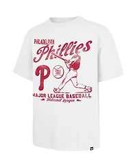 '47 Brand Men's White Philadelphia Phillies Regional Batter Foundation T-Shirt