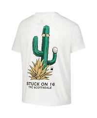 Flomotion Big Boys and Girls White Wm Phoenix Open Stuck on 16 T-Shirt