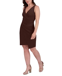Siena Women's Origami-Pleat Sleeveless Bodycon Dress