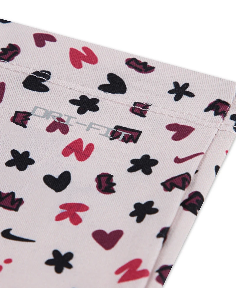 Nike Toddler Girls 2-Piece Essentials All-Over Print Femme Sweatshirt and Legging Set