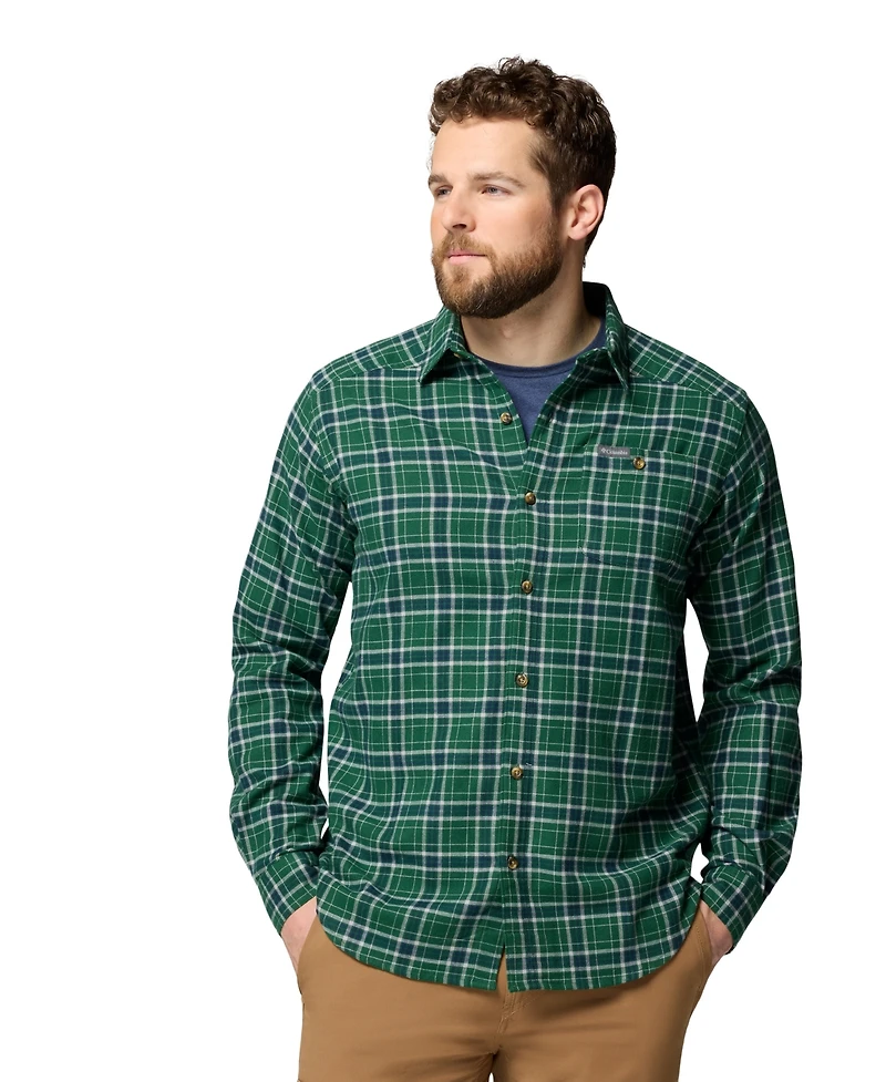Columbia Men's Cornell Woods Flannel Long Sleeve Shirt