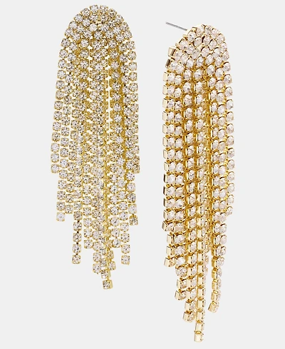 I.n.c. International Concepts Crystal Shaky Chandelier Earrings, Macy's Exclusive
