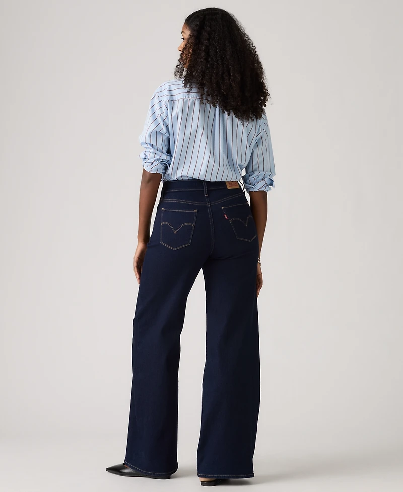 Levi's Women's 318 Shaping Stellar-Stretch Wide-Leg Jeans