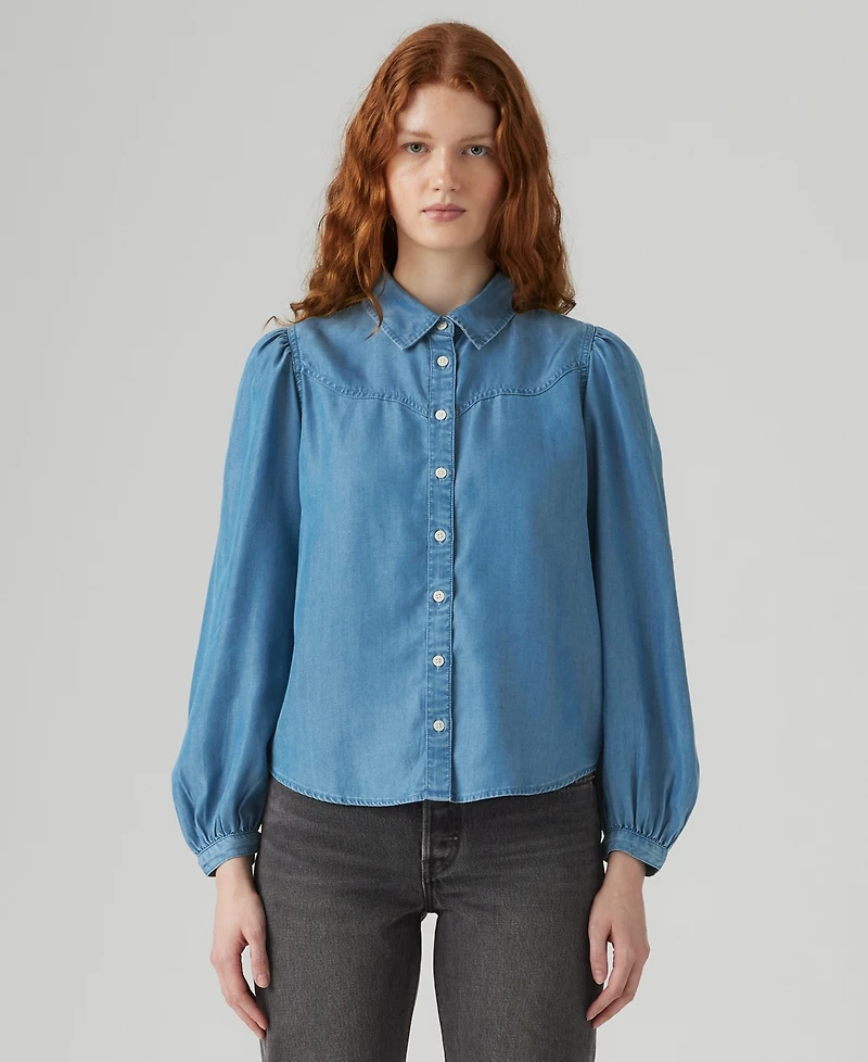 Levi's Women's Journey Western Point Collar Shirt