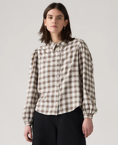 Levi's Women's Journey Western Point Collar Shirt