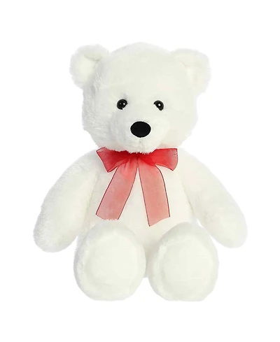 Aurora Large Bear Cuddly Plush Toy White 16"