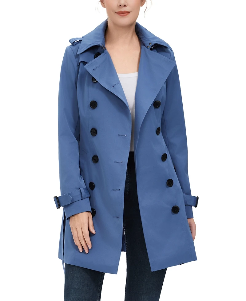 kimi + kai Women's Rosie Hooded Trench Coat