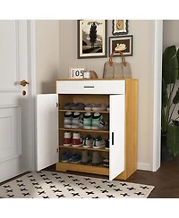 Vanirror Sneaker Storage Cabinet - Clear, Sturdy & Dust-Proof, Space-Saving Shoe Organizer for Sneakerheads, Easy Assembly