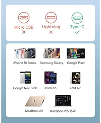 Baseus Usb C Cable, 100W 2-Pack 6.6ft Retractable Usbc to Usbc Fast Charging Cable, 7-Stage Length Preset Retractable Type C Cord