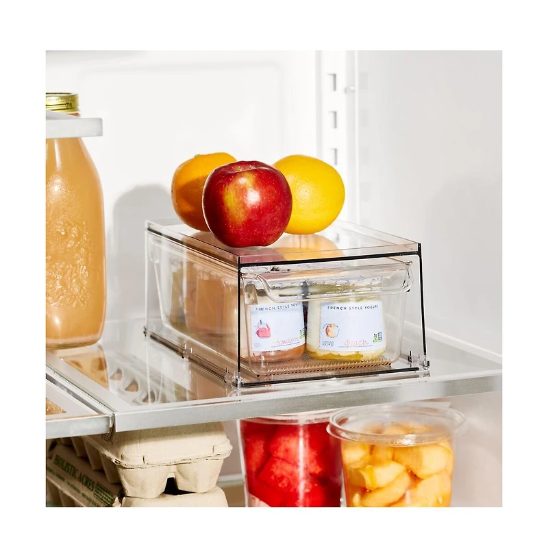 iDesign Stackable Kitchen Storage Drawer - Clear