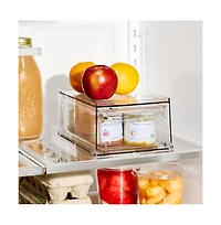 iDesign Stackable Kitchen Storage Drawer - Clear