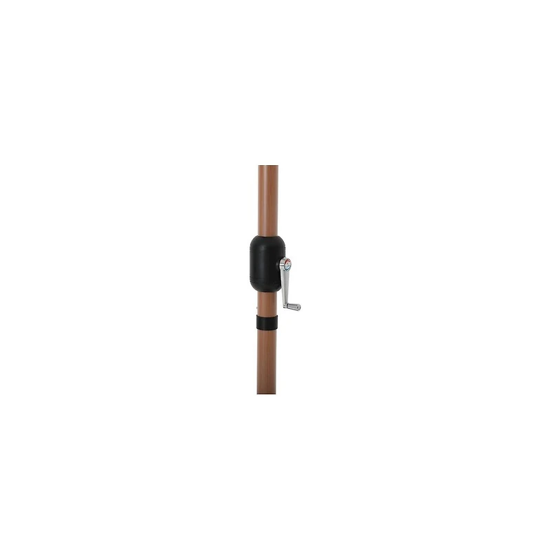 Meridian Furniture Fiji Black Fabric Patio Umbrellas