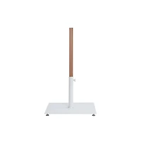 Meridian Furniture Fiji White Fabric / Matte Aluminum Patio Umbrella with Base Sets