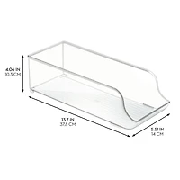 iDesign Stackable Soda Can Dispenser, Set of 6, Clear, Made in Usa