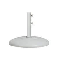 Meridian Furniture Cozumel Matte White Steel Patio Umbrella Base