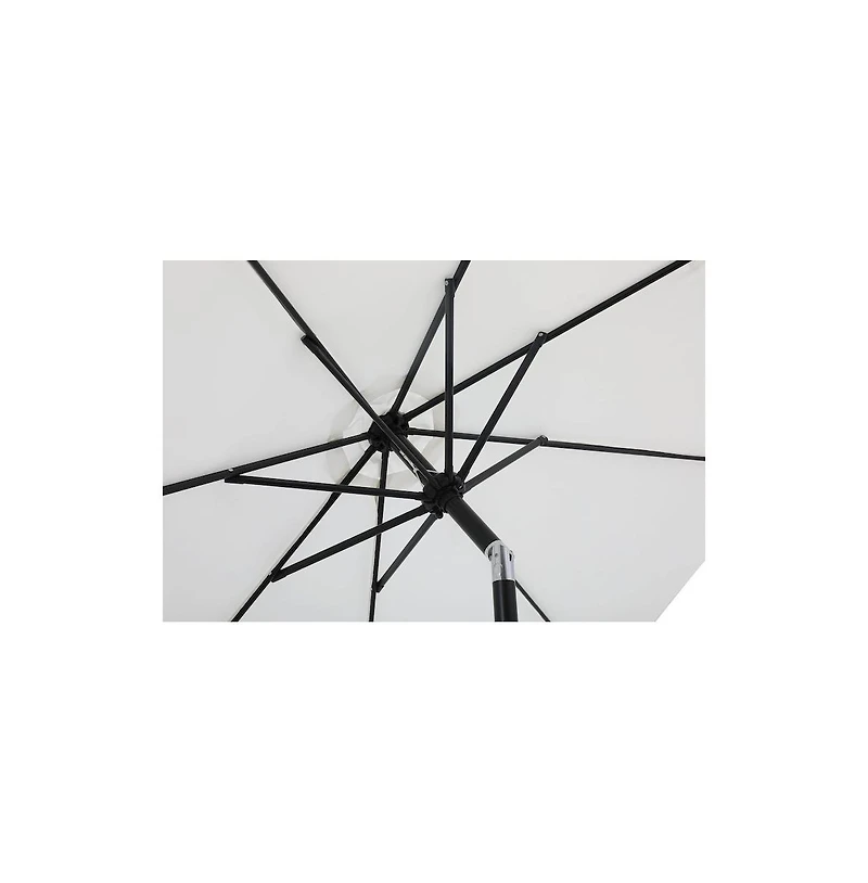 Meridian Furniture Fiji White Fabric Patio Umbrellas