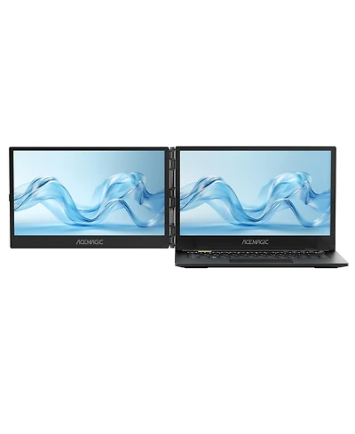 Acemagic X1 360° Horizontal Dual-Screen Laptop with Intel Core i7-1255U