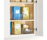 iDesign Pantry Bin for Kitchen Storage - Set of 4 - Clear