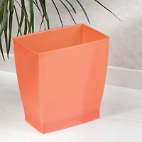 iDesign Small Bathroom Trash Cans, Set of 4, Tango Orange, Made in Usa