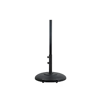 Meridian Furniture Cozumel Matte Black Steel Patio Umbrella Base
