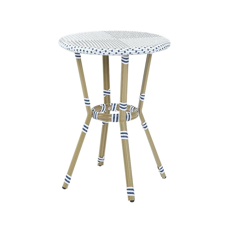 Enitial Star Hamner Aluminum 3-Piece Outdoor Bistro Table and Chair Set