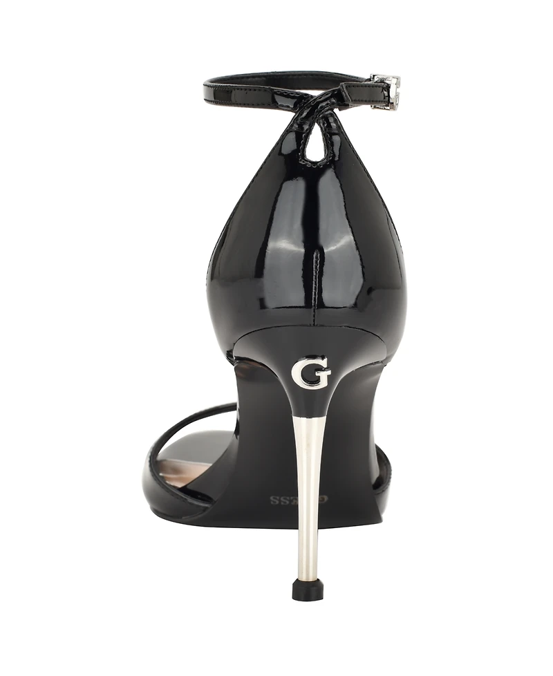Guess Women's Seena Ankle Strap Stiletto Dress Sandals