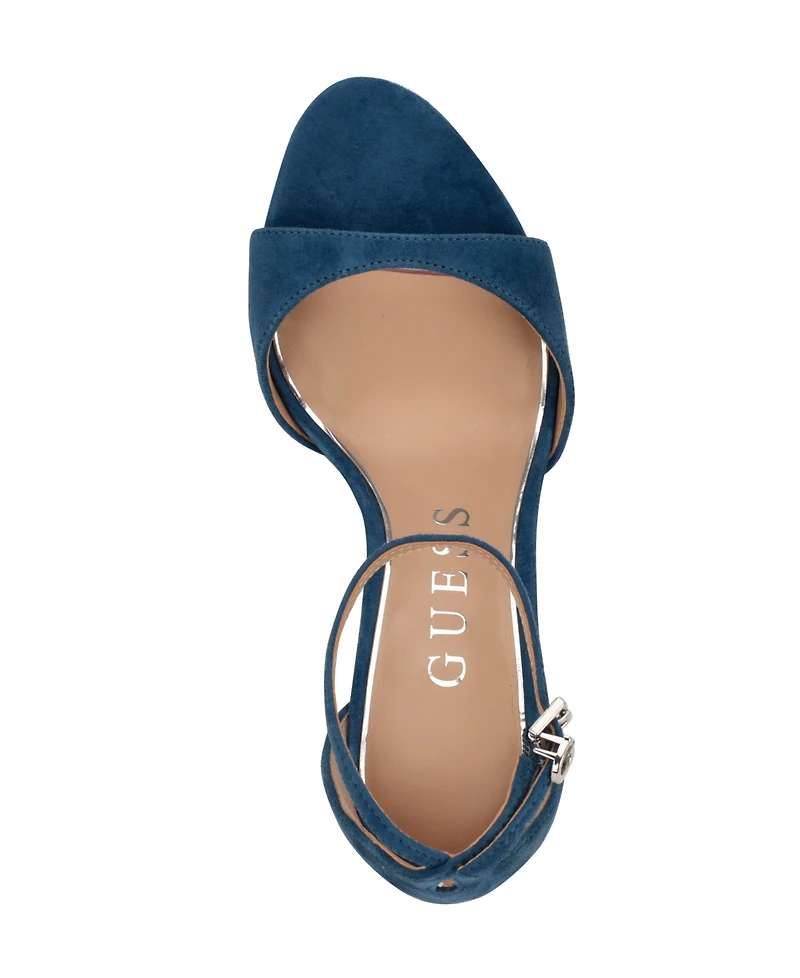 Guess Women's Seena Ankle Strap Stiletto Dress Sandals