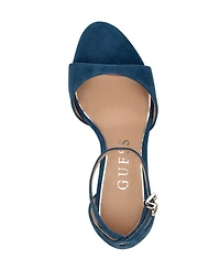 Guess Women's Seena Ankle Strap Stiletto Dress Sandals