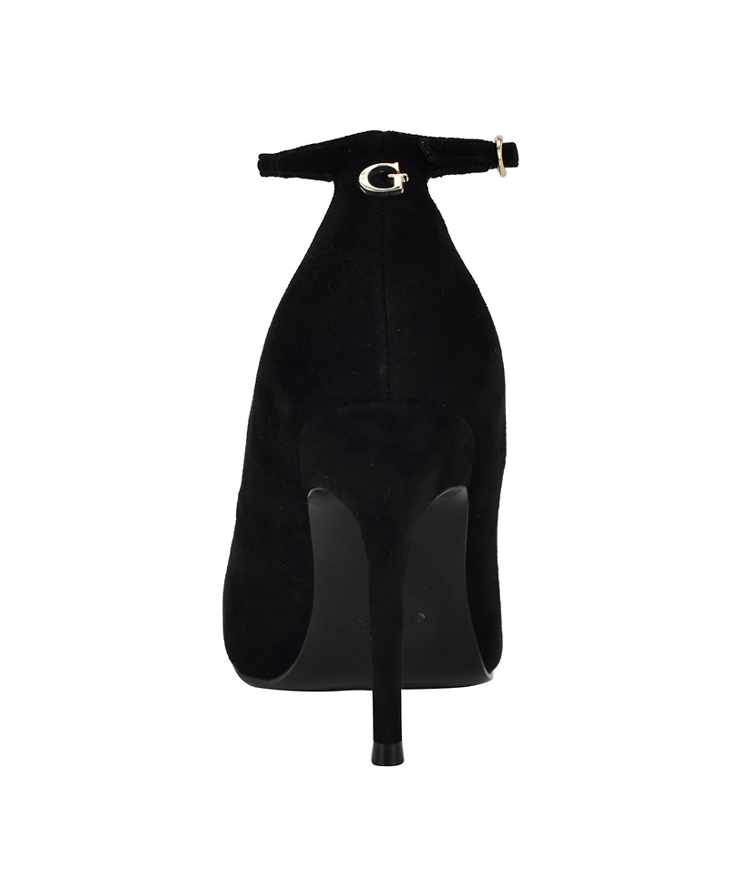 Guess Women's Napril Ankle Strap Stiletto Dress Pumps