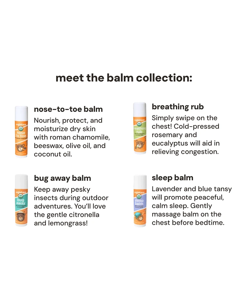 oogiebear Baby Unisex Rub Balm