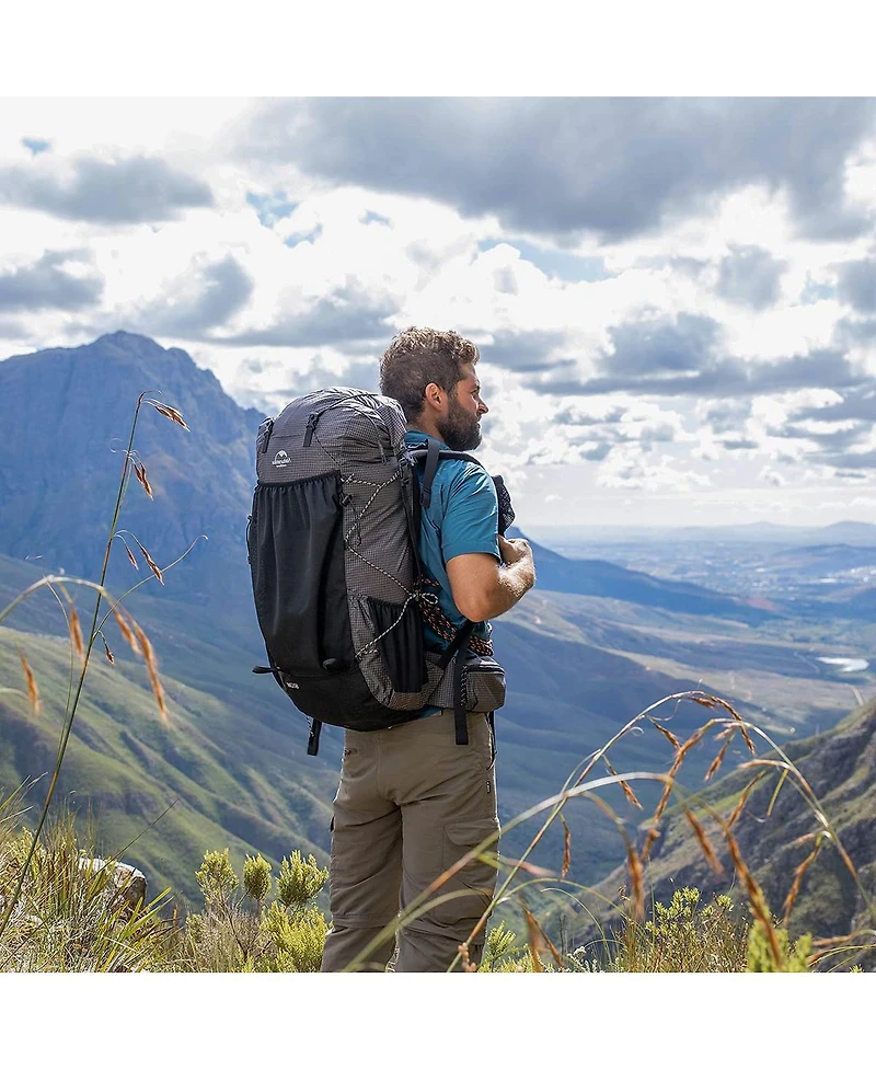 Naturehike 40L+5L Hiking Backpack – Waterproof, Lightweight Mountain Bag with Rain Cover & Shoe Compartment for Camping & Travel