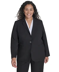 Calvin Klein Plus One-Button Blazer