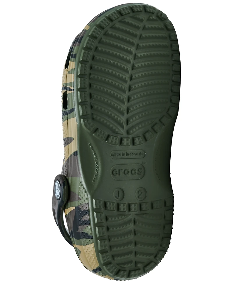 Crocs Little Kids Classic Camo Print Clogs from Finish Line