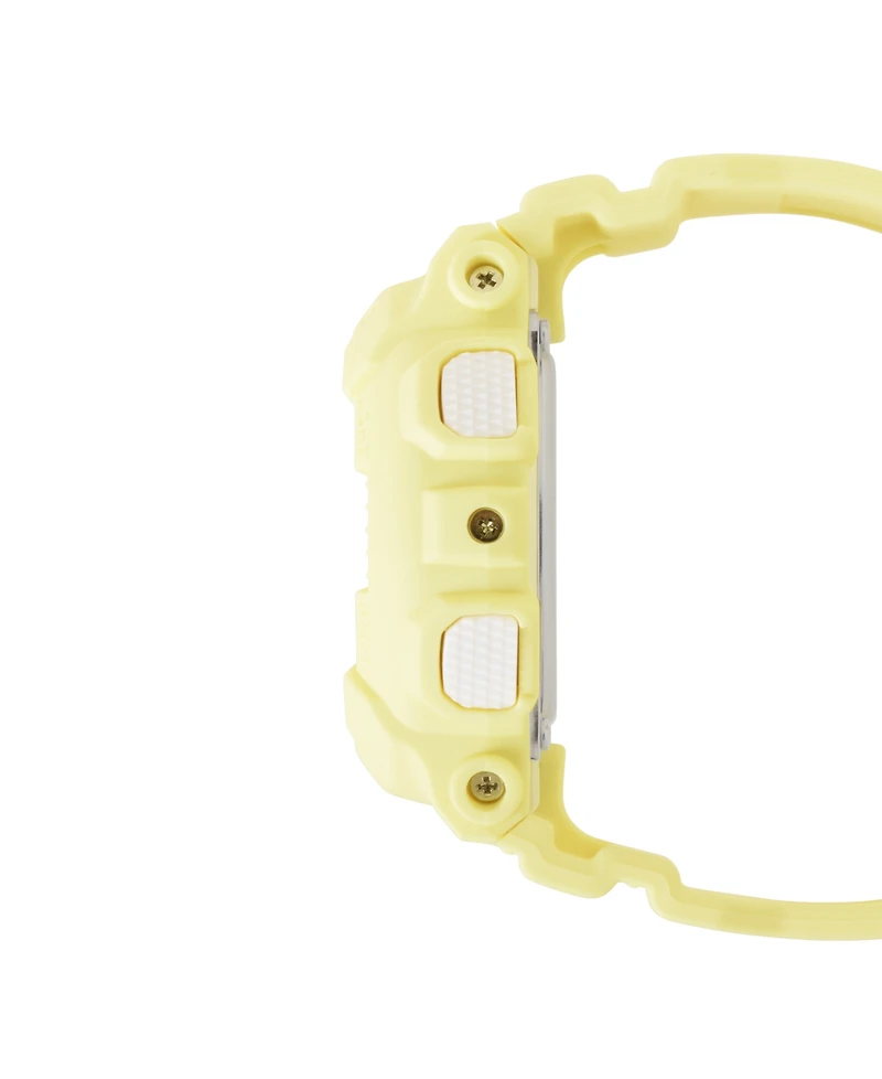 G-Shock Women's Baby-g Yellow Resin Watch, 43.4mm
