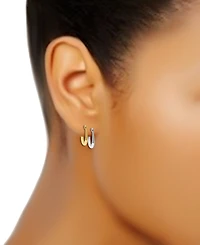 Giani Bernini Polished Oval Oval Small Hoop Earrings, Macy's Exclusive