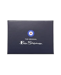 Ben Sherman Men's 2-Piece Stripe Tie and Pocket Square Half Box Set